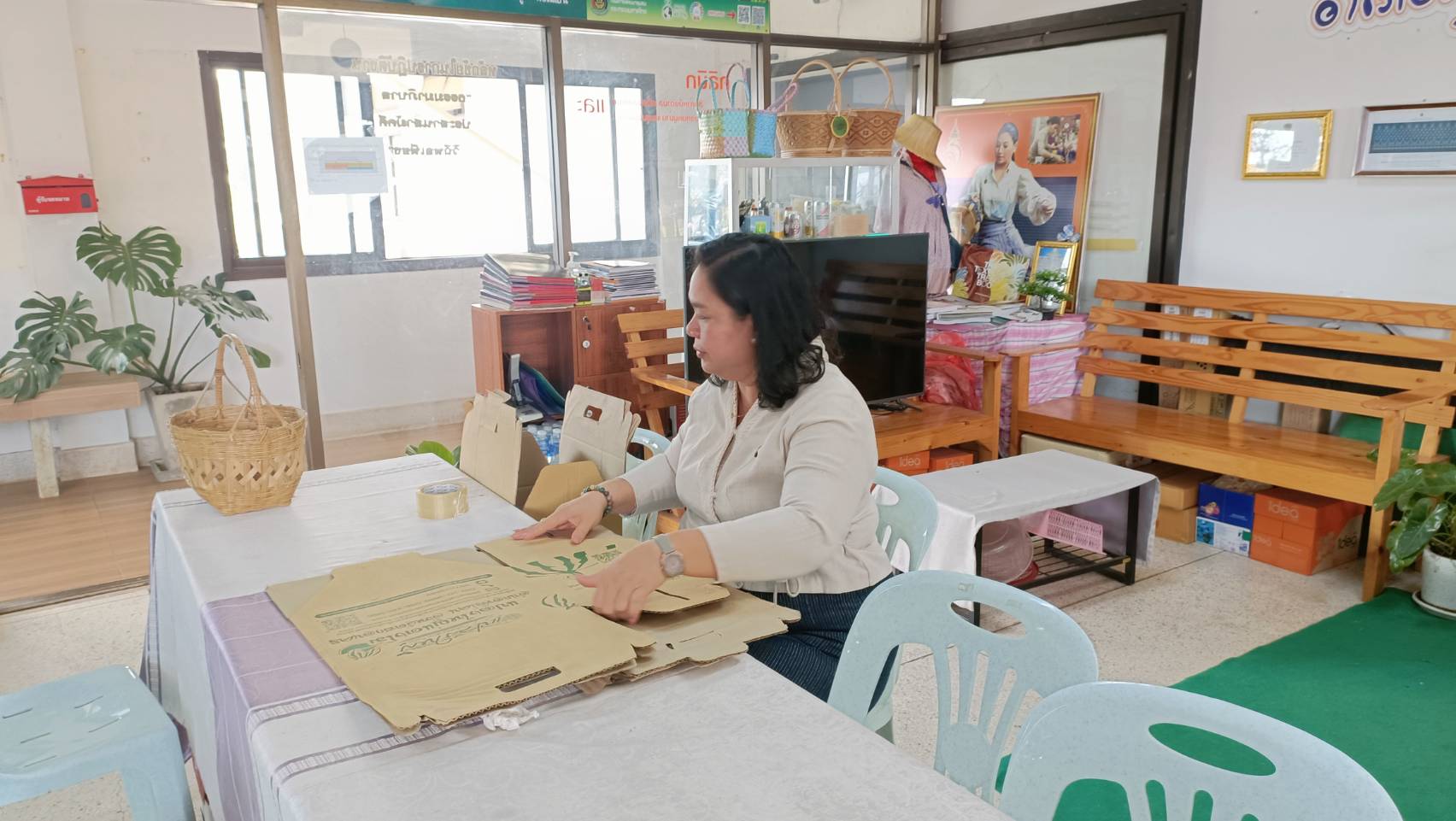 พช.พังโคน ชูโมเดล "5P CDD พังโคน พลัส" ขับเคลื่อนองค์กรแห่งความสุข (Happy Organization) ผ่านกิจกรรม 5ส Cleaning Day สร้างสภาพแวดล้อมการทำงานอัจฉริยะ ​วันที่ 27 มีนาคม 2569